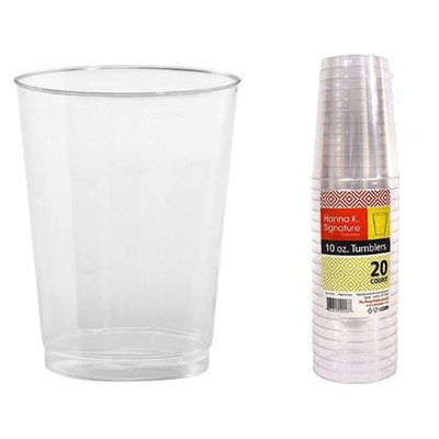 Hanna K Signature 2184589 10 oz Clear Tall Tumbler Heavyweight - Pack of 25