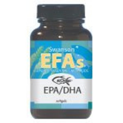 Swanson Ecomega Epa/Dha Fish Oil 180/120 Milligrams 120 Sgels