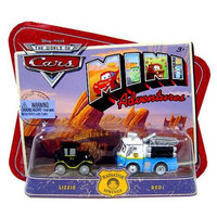 Mattel Disney Cars Mini Adventures Lizzie & Red Plastic Car 2-Pack