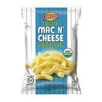 Snikiddy Organic Mac n' Cheese Baked Puffs 4 oz. Bag