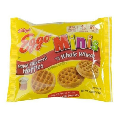 Eggo Minis Maple Flavored Waffle, 2.64 Ounce - 72 per case.