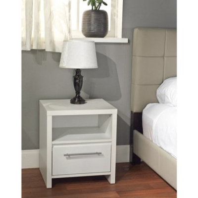 Ava 1-Drawer Nightstand, Multiple Colors