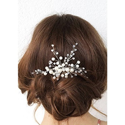 FXmimior Bridal Women Vintage Wedding Party Crystal Rhinestone Hair Comb Hair Accessories Wedding Headpiece