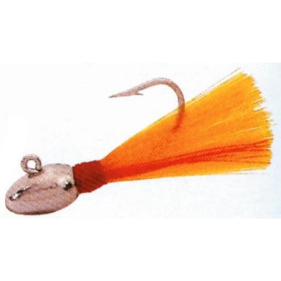 Bomber Lures Bomber Salt Water Nylure Pompano Jig, Chrome/Chartreuse/Yellow, 0.25-Ounce 046564
