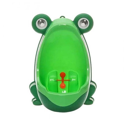 VALINK Lovely Froggy Baby Urinal, Boy's Urinal for Children Potty Toilet Training ,Kid Urinal for Boy Pee Trainer Bathroom -Green, 21 x 15 x 29CM