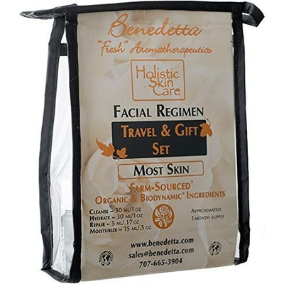 Benedetta Facial Regimen Travel & Gift Set - Rosemary Verbenone - For Most Skin