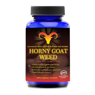 Totally Products, Llc. Horny Goat Weed 1000mg Extract for Advanced Libido Support (60 Capsules)