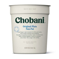 Chobani Plain 0% Greek Yogurt, 40 oz