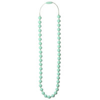 Mama & Little Lexi Silicone Baby Teething Necklace for Moms - Nursing Necklace in Mint - Teething Beads and Baby Teething Toys