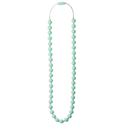 Mama & Little Lexi Silicone Baby Teething Necklace for Moms - Nursing Necklace in Mint - Teething Beads and Baby Teething Toys
