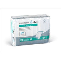 MSC281248 - Medline Protection Plus Blue Disposable Underpads. 22x36 Chuck Pads. These Chux are large and great for adults and babies.