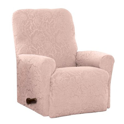 Jeffrey Home STRETCH FLORAL RECLINER SLIPCOVER
