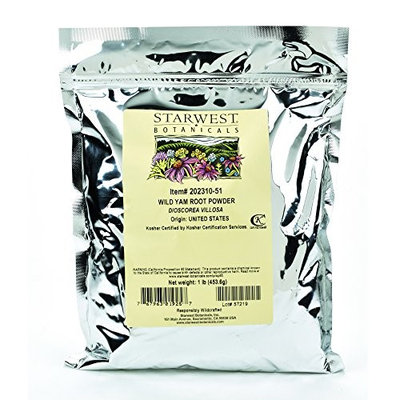 Starwest Botanicals Wild Yam Root Powder Wildcrafted
