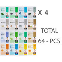 Dermal Korea Collagen Essence Mask Sheet 64PCS Combo Pack