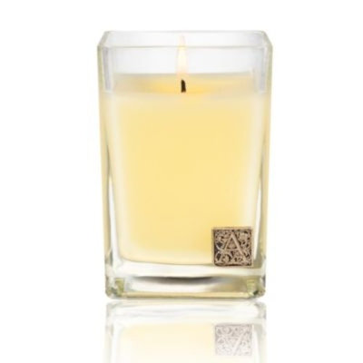 Orange & Evergreen Cube Candle