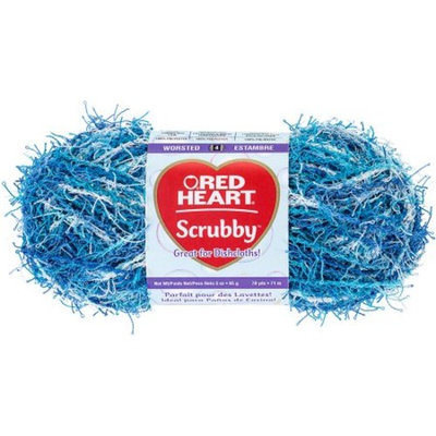 Coats Yarn Red Heart Scrubby Yarn-Waves