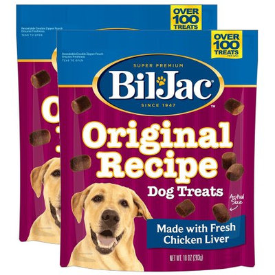 Bil-Jac Original Recipe Dog Liver Treats 10 oz, 2 Pack
