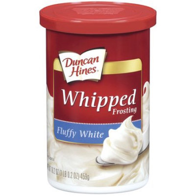 Duncan Hines Whipped Fluffy White Frosting, 18 oz
