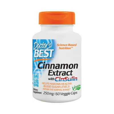 Doctor's Best Cinnamon Extract with CinSulin 250mg Doctors Best 60 VCaps