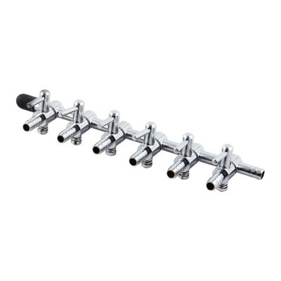 Aquarium Pond Air Flow Lever Controller Pump Valve 6 Way