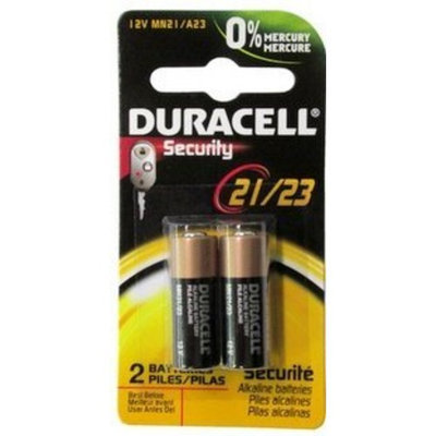 Duracell 12 Volt Alkaline Alarm Remote Battery MN21 / A23 2 Pack