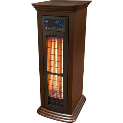 Refurbished LifeSmart Infrared Heater Tower, Wood