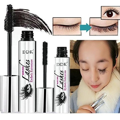 Mascara Combination Set for Teens Girls Womens, Clearance Iuhan 4D Mascara Cream Makeup LashCold Waterproof Mascara Eyelash Extension (black)