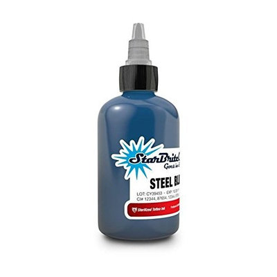 StarBrite Colors Tattoo Ink by Tommy's Supplies - Steel Blue - 1/2oz Bottle