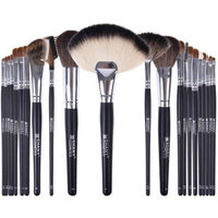 SHANY NY Collection Pro Brush Set with Orange Cotton Pouch, 22 pc