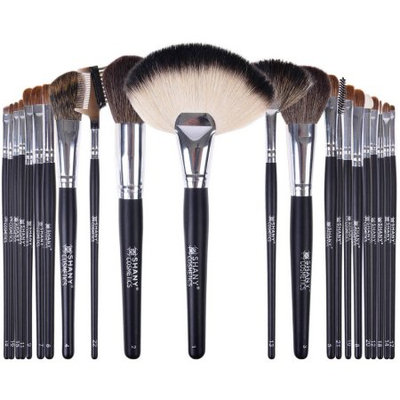SHANY NY Collection Pro Brush Set with Orange Cotton Pouch, 22 pc