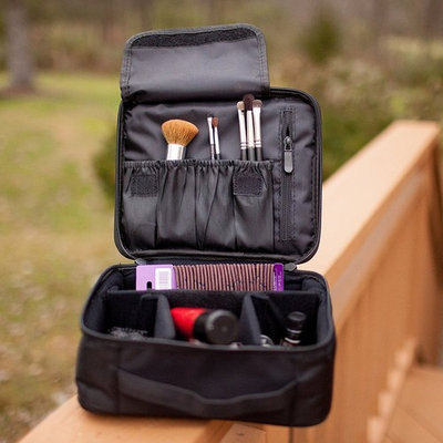 BEST Womens Professional Makeup Case Makeup Artist Cosmetic Train Case/ Cosmetic Organizer Big Makeup Bag - Makeup Organizer/ Designer Makeup Case