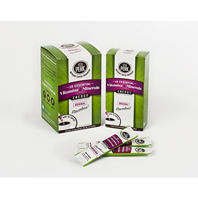 VitaPerk Energy Value Pack (37 stickpacks), Original (Flavorless), Add HEALTHY ENERGY & Vitamins to Starbucks, Kuerig Green Mountain, Dunkin Donuts, Folgers or your favorite coffee or coffee pod
