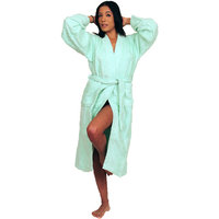 Terry Cloth Kimono Bath Robe Unisex 100% Cotton