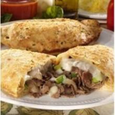Stefano New York Style Steak and Cheese Calzone, 8 Ounce - 12 per case.