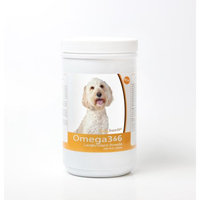 Healthy Breeds 840235143390 Labradoodle Omega 3 & 6 Skin & Coat Soft Chews - 120 Count