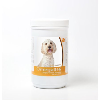 Healthy Breeds 840235143390 Labradoodle Omega 3 & 6 Skin & Coat Soft Chews - 120 Count