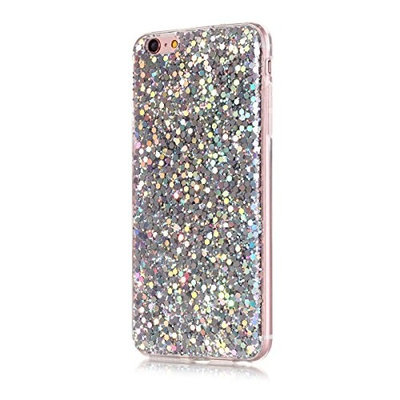 For iPhone 6 Plus / iPhone 6s Plus Case, Ultra Slim Bling Glitter Shiny Soft TPU Silicone Anti Scratch Protective Back Case Cover Protector Shell