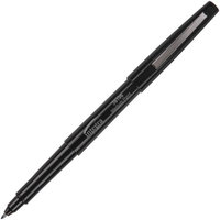 Integra Resin Tip Pen, Med Pt, Black Barrel/BK Ink