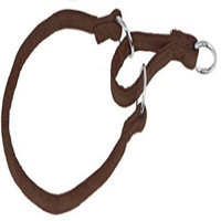 Dogline M8302-6 18 ft. L x 0. 33 W inch Comfort Microfiber Round Martingale Collar, Brown