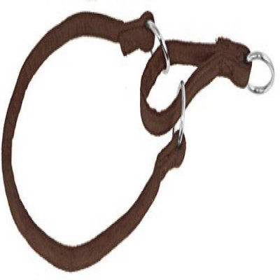 Dogline M8302-6 18 ft. L x 0. 33 W inch Comfort Microfiber Round Martingale Collar, Brown