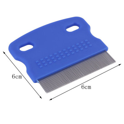 Pet Cat Dog Small Steel Fine Toothed Grooming Flea Comb Debris Removal Tool