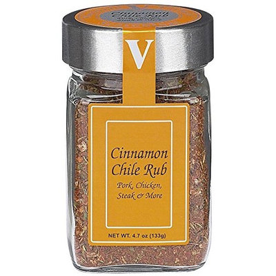 Cinnamon Chile Rub – Victoria Taylors 4.7 OZ Jar – Organic Blend of Red Peppers, Nutmeg, Chipotle, Ginger, Chili, Demerara Sugar, and Herbs like Parsley, Garlic, Green Onion and Onion makes a Gourmet Spice Mix – Ideal Seasoning for: Chicken, Pork, and Steak. Dry Rub makes any Meat delicious for the Grill!