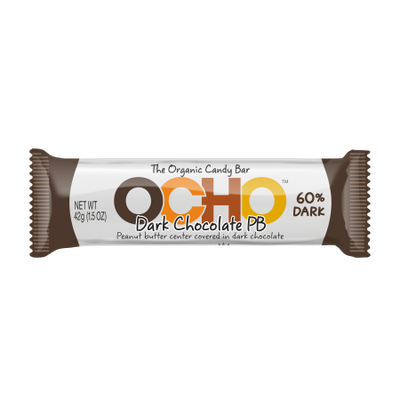 Five Star Organics OCHO Candy Dark Peanut Butter Bar 1.5 oz