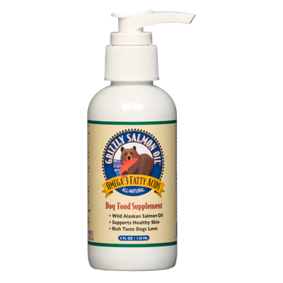 Grizzly Pet Products Llc GRIZZLY SLMN OIL DOG 4OZ PUMP GRP00012