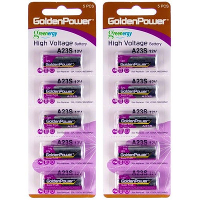 Toshiba Alkaline A23S A23 GP23AE MN21 23GA 12 Volt Battery (10 Batteries)