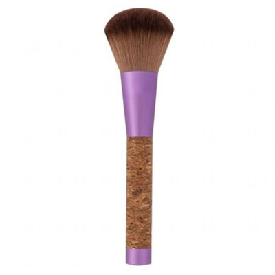 Upper Canada D3617PL Cork Round Powder Brush Purple