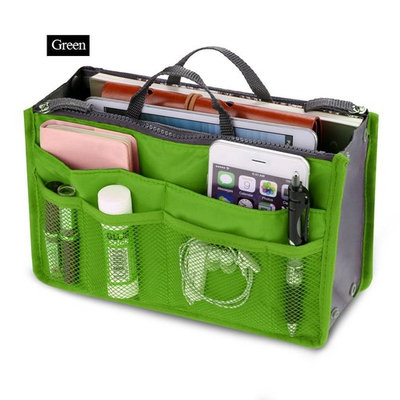 Women Pocket Large Travel Insert Handbag Tote Organizer Tidy Bag Purse Pouch