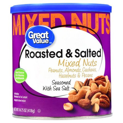 Great Value Roasted & Salted Mixed Nuts