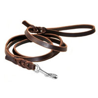 Dean and Tyler Nocturne Dog Leash, Brown 5-Feet by 1/2-Inch Width With Stainless Steel Hardware.