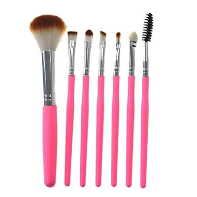 Aviat 7 Pcs Silicone Makeup Brush EyeShadow Brush Set Tools Beauty Professional Toiletry Kit Makeup Brushes Defined Tools